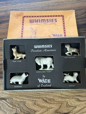 1955 Wade Of England WHIMSIES SET #3 RARE Vintage 5 Piece Set With Original Box  picture