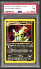 Pokemon Card PSA 7 Tyranitar 12/75 Neo Discovery Holo picture