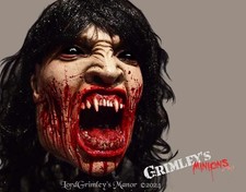 Lord Grimley's Manor Vampiress Latex Halloween Half Mask New with Tag picture