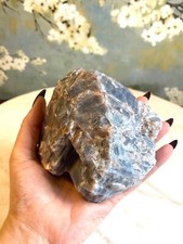 Large blue calcite chunk picture