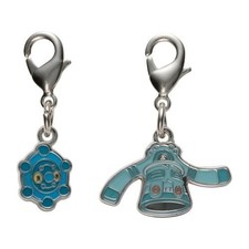 Pokemon Bronzor Bronzong Metal Charm Set Japan NEW picture