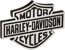 Harley-Davidson  Chrome Bar & Shield Decal - 4-3/8