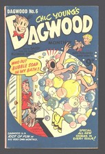 Dagwood Monthly 1950's? Australian copy Grade 9.4 bubbles on cover picture
