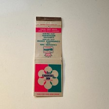 The Carousel Inn Iowa City IA Vintage Matchbook Cover 5MB125-4 picture