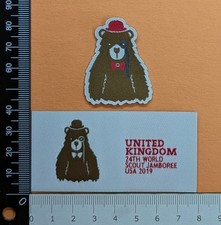 United Kingdom Contingent Badges Bear Set #4-2019 24th World Scout Jamboree picture