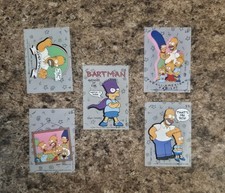 1990 Topps The Simpsons Bartman #1 Avenger Of Evil Sticker Rookie & More picture