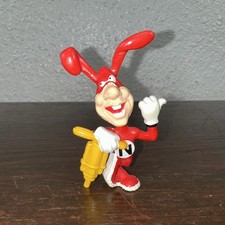 Vintage 1988 Domino's Pizza Avoid the Noid PVC Toy Figure *Jack Hammer picture