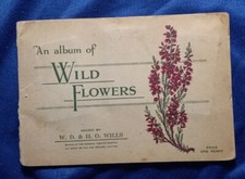 1936 Wild flowers complete tobacco cards Album Set Wills Co. picture
