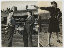 Baldwin Locomotive Works 1943 BLW Female Police Officer Gun Woman Photo J15542 picture
