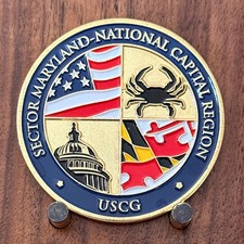 USCG Sector Maryland National Capital Region Challenge Coin  W#12 picture