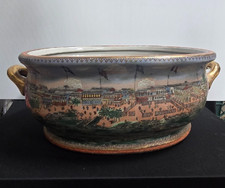 Antique Chinese Export Foot-soaking Basin Vessel 