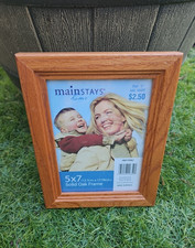 Vintage Mainstays Home Solid Oak Frame 5
