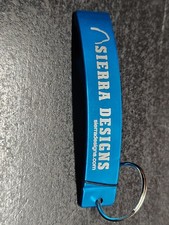 Sierra Designs Bottle Opener Keychain Blue Aluminum Outdoor Gear picture