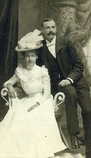 WYATT EARP PHOTO 1880 JOSEPHINE MARCUS WEDDING MARRIED TOMBSTONE 8.5X11 Reprint picture