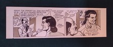 Buz Sawyer By John Celardo Original Comic Strip Art Daily 6/21/1989 picture