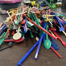 Vintage Swizzle Sticks Massive LOT PLAYBOY AIRLINES LIQUOR CASINOS VEGAS collect picture