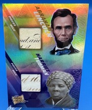 Unique Harriet Tubman Abraham Lincoln HANDWRITTEN RELICS 2021 PIECES OF THE PAST picture