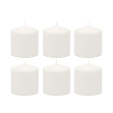 Stonebriar Unscented White Tall Pillar Candles, 18 Hour 3