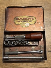 RARE Vintage 1920-30s Blackhawk QD 1/4 Wrench Set No. 11 ND Antique Tools picture