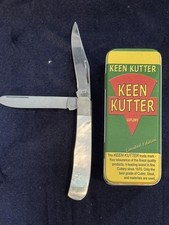 Keen Kutter Mother Of Pearl Trapper Limited Series W Tin - 1 Of 100 picture