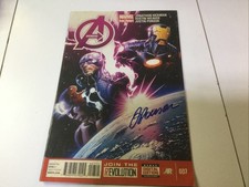 Avengers Comic 2013 Justin Ponsor SIGNED, No COA picture