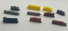 10 Vintage 1955 Cracker Jack Plastic Train Prize Toys KerChoo Engines Cabooses picture
