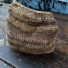 A Good Old Aboriginal Hand Woven Dilly Bag - Arnhemland NT Australia C1955 picture