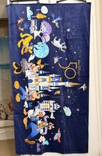 NEW Walt Disney World 50th Anniversary Beach Towel  From 2021. 30
