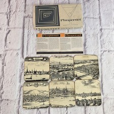 Vintage Pimpernel Coasters Germany Cityscape Art In Box picture