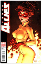 YOUNG ALLIES #6  1:15 ARTHUR  ADAMS FIRESTAR VARIANT 2011 MARVEL COMICS picture