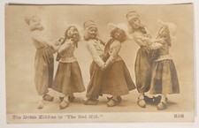 POSTCARD, RPPC, DUTCH KIDDIES IN