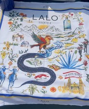 Lalo Tequila White Bandana Guadalajara NEW picture