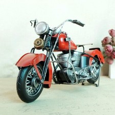 Handmade Collectible Metal Art Iron Motorcycle Sculpture Motorbike Model Craft picture