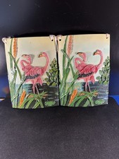 Pretty Pair of Pink Flamingos  7 x 5” picture
