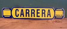 VINTAGE CARRERA Shock Large Decal Sticker  Blue Yellow Atlanta, GA - NASCAR picture