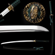 Japanese Samurai Katana Sword 9260 Spring Steel Blade Battle Ready Full Tang picture