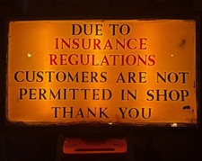 Fire Sale Original Vintage auto repair/dealer sign fire damaged & restored picture