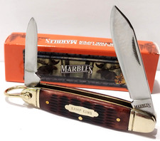 Marbles Kamp King 2 Blade Scout Camping Hiking Hunting Folding Pocket Knife EDC picture