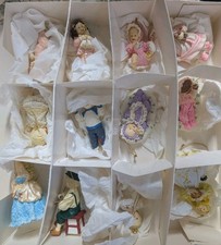 Vintage Lot Of 50 Ashton Drake Ornaments In Box Babies  picture