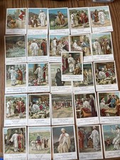 26 Antique BEREAN Lesson Religious Picture Cards 1906 Vol 18 picture