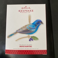 2013 Hallmark Beauty of Birds Indigo Bunting picture