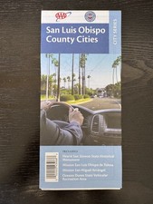 AAA Road Map-The Map of San Luis Obispo County Cities, CA- City Series-2020 picture