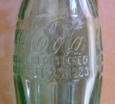 RARE-ORIGINAL PAT’d DEC. 25, 1923 COCA COLA “VILLISCA, IA.” HOBBLESKIRT – EXC+ picture