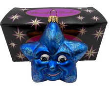 Christopher Radko Sun and Moon two faced star ornament Vintage picture