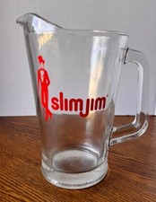 Heavy Glass Slim Jim Pitcher For Drinks picture