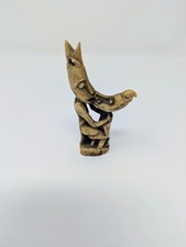 Antique Dayak Carved Horn Charm/Pendant picture
