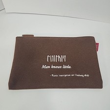 Viking Cruise Line Runic Inscription Oseberg Ship Travel Organizer Zipper Bag picture