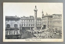 Postcard 1900s Rome Italy Pre-Linen Piazza Colonna Column of Marcus Aurelius picture
