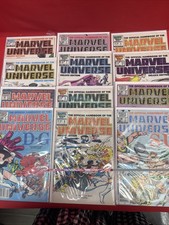 Official Handbook of the Marvel Universe Lot of 12 Marvel Comics 1983-1986. •1 picture