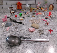 Trinket/Junk Drawer Lot, 50 Pieces, Vintage/Current Mix - C picture